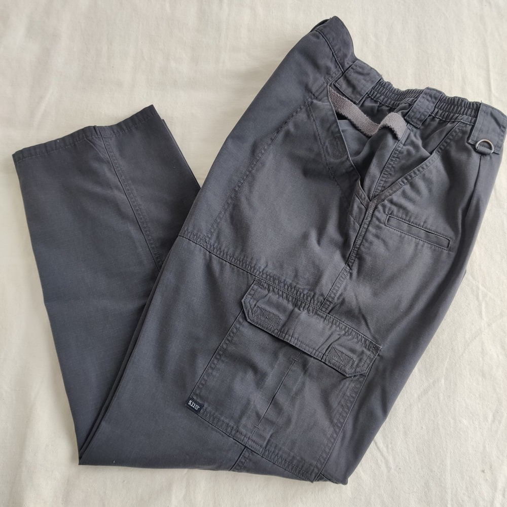 5.11 511 Tactical Men's Cargo Pants 34x31 Blue Stryke Tactical Ripstop Tag 38